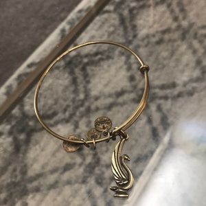 Alex and Ani Swan- Gold